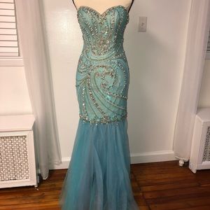 Blue/Lavender Mermaid Dress (Camille La Vie)